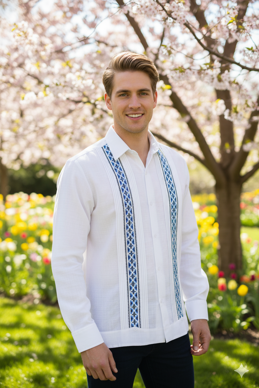 tenemos diseños exclusivos en Guayaberas mira nuestro catálogo